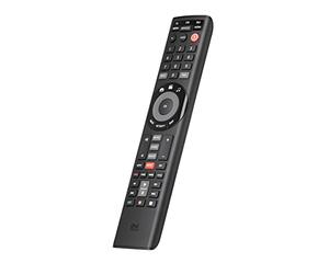 One For All Smart Control 5 - Universal remote for 5 devices (TV, Sat/Cable/DVB-T, Blu-ray, Audio, Sound bar, streaming) - free Setup App and unique NETTV key - Learning remote - URC7955 - Black
