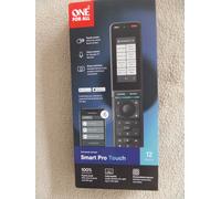 One for All URC7985 Smart Control Pro Universal Remote Control - Touchscreen, App Control, Infrared & Bluetooth, Customizable Activities & Screens, Backlit Buttons, Anthracite Black