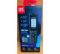 One for All URC7985 Smart Control Pro Universal Remote Control - Touchscreen, App Control, Infrared & Bluetooth, Customizable Activities & Screens, Backlit Buttons, Anthracite Black