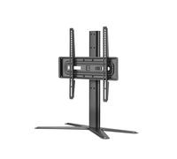 One For All Solid Table top TV Stand - Screen Size 32-65”- LCD/LED/Plasma/OLED/QLED TVs - 90° Swivel and 15° tilt motion - Height adjustable - Max weight 40kg - VESA 600x400 - WM4471
