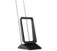 One For All Amplified Indoor Digital TV Aerial -5G Filter- Ready to receive Freeview and Analogue TV Signals within a range of 15 miles - Full HD Ready - HDTV Antenna - UHF/VHF - black - SV9460