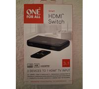 One For All Smart 3-Device HDMI Switch