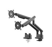 One For All Universal Dual Monitor Arm for 13-35 Inch Screens - VESA 75/100mm - Heigh adjustment -Tilt (80°), Swivel (180°) and Rotate (360°) - Max weight - 9 kg per screen - Black (DM7210)