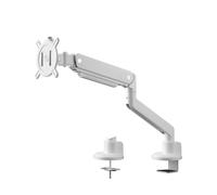 One For All Universal Monitor Arm for 13-35 Inch Screens - VESA 75/100mm - Heigh adjustment -Tilt (90°), Swivel (180°) and Rotate (360°) - Max weight - 10 kg per screen - White (DM4120)