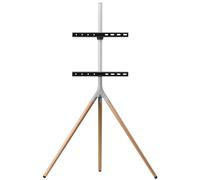 One For All Universal Tripod TV Stand - Screen Size 32-65”- LCD/LED/Plasma/OLED/QLED TVs - 360° Swivel and Height Adjustable - Max Weight 30kg - VESA 400x400 - Elegant Design - WM7472