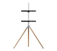 ONE FOR ALL WM 7472 190 mm Tripod TV Stand for 32-65" TVs - Dark Oak, Brown