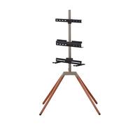 ONE FOR ALL WM7475 595 mm Quadpod TV Stand for 32-70" TVs - Dark Oak, Brown