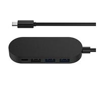One for Four Multi-Port Hub,Type-c to USB3.0 Splitter for MacBook Hub Extension USB-c Converter (Color : Black)