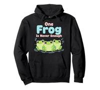 One Frog Is Never Enough Amphibian Nature Lover Pullover Hoodie