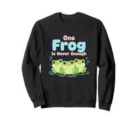 One Frog Is Never Enough Amphibian Nature Lover Sweatshirt