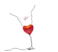 Ingo Maurer - One From The Heart Table Lamp, Red - Red