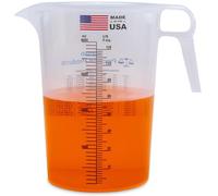 One Gallon 128oz Measure Pitcher - With Convenient Conversion Chart, Extra Strong Food Grade With High Chemical Résistance by Turnah