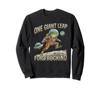 One Giant Leap For Frogkind Astronaut cosmonaut Moon Landing Sweatshirt