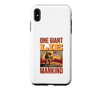 One Giant Lie For Mankind - Funny Moon Landing Conspiracy Case for iPhone XS Max