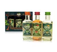ONE Gin Miniatures Tasting Set | 3 x 5cl Mini Gin Bottles | Explore our Range of Deliciously Smooth and Aromatic Flavoured Gin with this Premium Gin Tasting Set | Perfect Gin Gifts for Men & Women