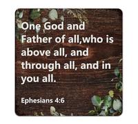 One God And Father of All, Who Is Above All Metal Sign 12x12 Inch Country Dorm Business Lounge Home Decor Metal Plaque Wall Art Plaques for Patio