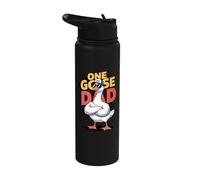 One Goose Dad Cool Sunglasses Hat Fun Stainless Steel Insulated Water Bottle