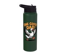 One Goose Dad Funny Goose Humor Stainless Steel Insulated Water Bottle
