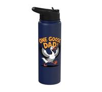 One Goose Dad Funny Goose Humor Stainless Steel Insulated Water Bottle