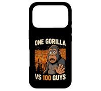 One Gorilla Vs 100 Guys Hundred Men Meme Case for iPhone 17 Pro