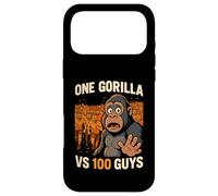 One Gorilla Vs 100 Guys Hundred Men Meme Case for iPhone 17 Pro Max