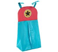 One Grace Place Magical Michayla Diaper Stacker, Pink and Turquoise