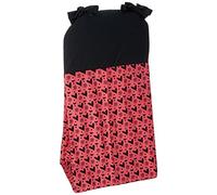 One Grace Place Sassy Shaylee Diaper Stacker, Black and Pink