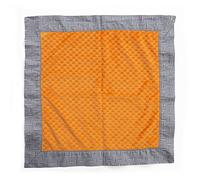 One Grace Place Teyo's Tires Binky Blanket, Grey/Orange