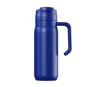 One Green Bottle Brew Flask 600ml - Insulated Stainless Steel Coffee Travel Mug with Handle & Flip Lid, Leakproof Reusable Cup, Keeps Drinks Hot & Cold - Eco-Friendly Flask BOTL Prince