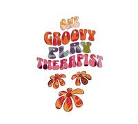 One Groovy Play Therapist Notebook: Retro 70's Style Play Therapy Notepad Gift | 120 College Ruled Pages, 6x9" for Child Therapists