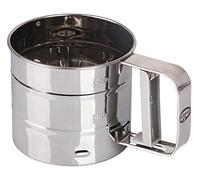 Dr. Oetker 1974 Flour Sifter, Stainless Steel, 10.5 x 10.5 x 10 cm, silver