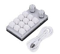 One-Hand Mechanical Keyboard, Dustproof, Robust, Lightweight, Easy to Use Mini USB Programmable Keyboards, Multifunctional for Office Games