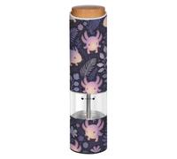 One Hand Operation Mill Coffee Grinder Pink Axolotls Flowers