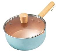 One-Handed Pot, Yukihira, Milk pan, Fried Food, simmered, Japanese, 2-3 Person, IH Compatible, Non-Stick and Easy to Clean, Compatible with All Heat Sources, Marble coatin/1728(A,18cm)