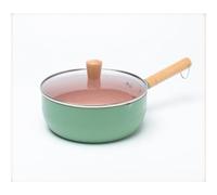 One-Handed Pot, Yukihira, Milk pan, Fried Food, simmered, Japanese, 2-3 Person, IH Compatible, Non-Stick and Easy to Clean, Compatible with All Heat Sources, Marble coatin/1728(B,18cm)