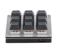One Handed Professional Gaming Keyboard Smart Customizable 9 Keys for Gaming Music and Industrial Use ABS Construction