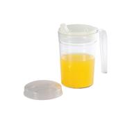 One Handled Mug 300ml with 2 Lids 1 Cup