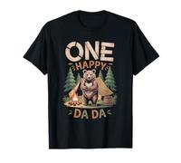 One Happy Dada Camper Tee - 1st Birthday Outdoor Camping T-Shirt