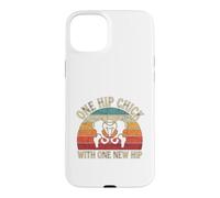 One Hip Chick With One New Hip Funny Surgery Recovery Case for iPhone 15 Plus