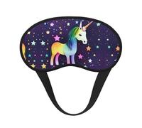 One-Horse Star Printed Eye mask, for Sleeping, Light-Blocking, Soft and Comfortable, Elastic Band
