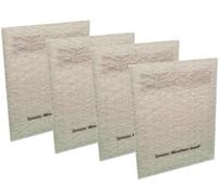 One Hour Heating & Air Conditioning Replacement Air Filter, 20x25x1MPG, 4-pack, Fibreglass, For Air Cleaner, Air Conditioner, Air Purifier