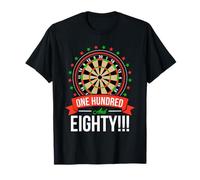 One Hundred And Eighty Funny Darts Gifts Dartboard T-Shirt