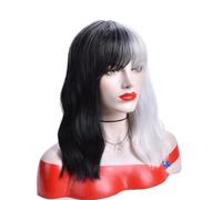 One Hundred and One Dalmatians Cruellas De Vils Cruellas Anime Cosplay Wig Hair Costume Party Fancy Dress Wigs for Halloween Carnival Costume Party
