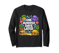 One Hundred Days Later School Student 100 Days of School Long Sleeve T-Shirt