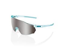 One Hundred Percent Racetrap 3.0 - Polished Translucent Mint - HiPER Silver Mirror Lens