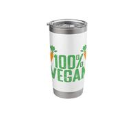 One Hundred Percent Vegan Stainless Steel Insulated Tumbler