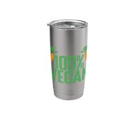 One Hundred Percent Vegan Stainless Steel Insulated Tumbler