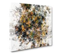 One Hundred Trees Watercolour Canvas Print | Gallery Wrapped 30mm Frame Wall Art | 14x14 inches | Ready to Hang | Modern Landscape Picture | Living Room Bedroom Lounge Office