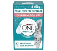 ONE HYDRALIFE Cat Liquid Topper Salmon (6x50g) pack of 8