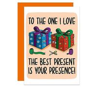 One I Love Christmas Card, Card for Girlfriend, Card for Boyfriend, Card for Husband, Card for Wife, Card for Him, Card for Her